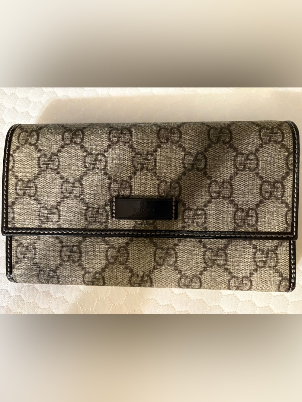 Authentic Gucci GG Monogram Continental Wallet | LegitGrails Certified
